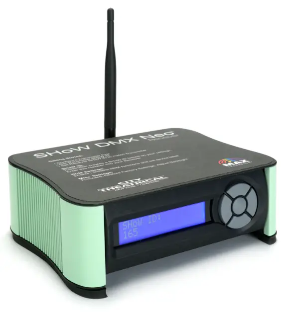 CITY-THEATRICAL-CITSDNR-SHoW-DMX-Neo-Wireless-DMX-with-Maximum-Bandwidth-PRODUCT-IMAGE