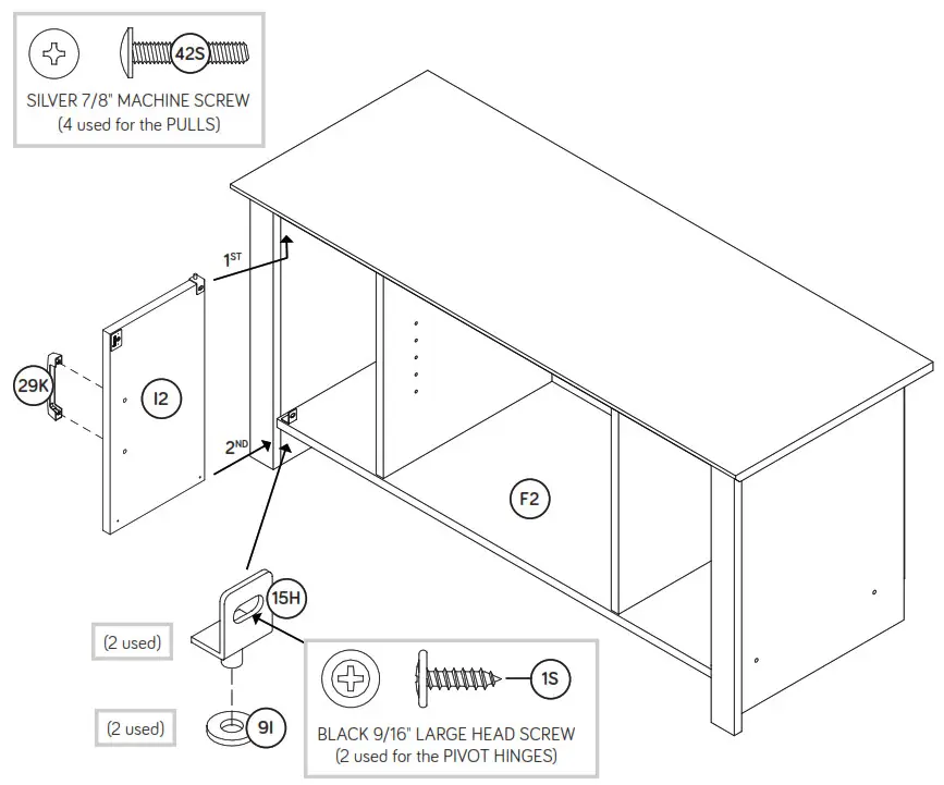 sauder TV Stand - Step 9