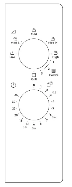 Electrolux EMG23K38GB Freestanding Microwave Oven - fig 1