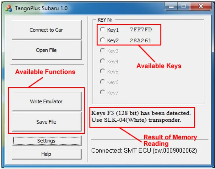 scorpio-lk Tango+ Subaru OBD Framework Software-fig9