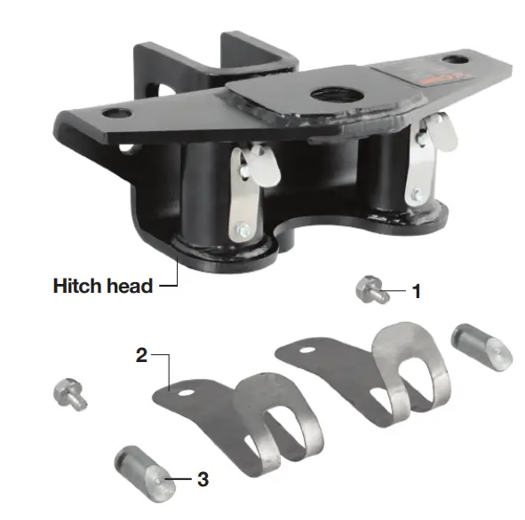 CURT 40081 1-7-8 Inch Trailer Hitch Tow Ball FIG 1