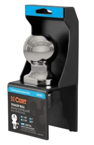 CURT 40081 1-7-8 Inch Trailer Hitch Tow Ball PRODUCT