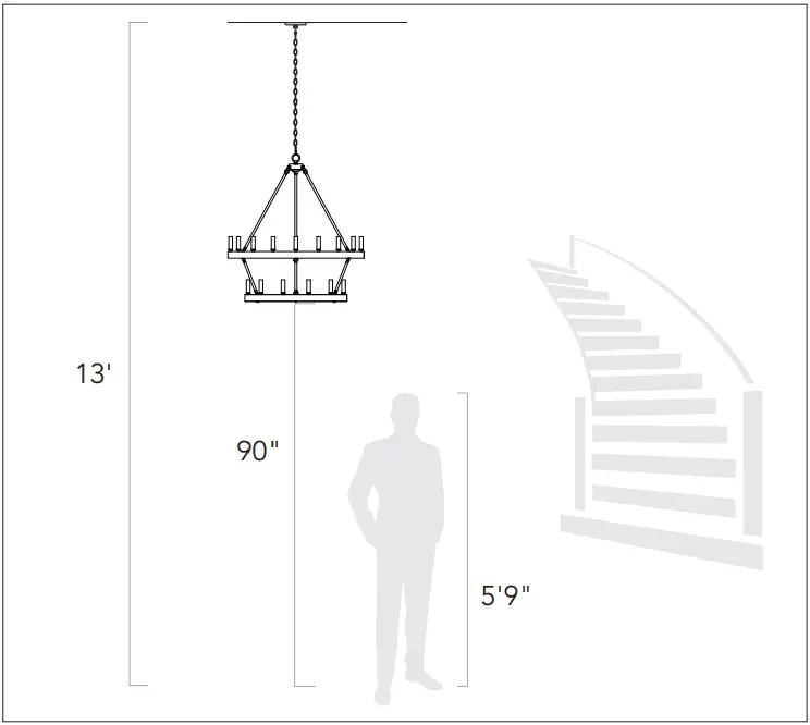 GOLDEN LIGHTING 1648 M1L BLK CLR 1 Light Matte Black Clear Glass Crystal Mini Pendant Light - FIG 3