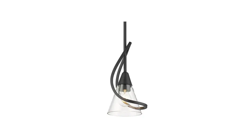 Golden Lighting 1648-m1l Blk-clr 1-light Matte Black Clear Glass Crystal Mini Pendant Light Instruction Manual