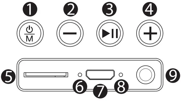 UP TECH EBT 222215 Home Wireless Speaker - Figure