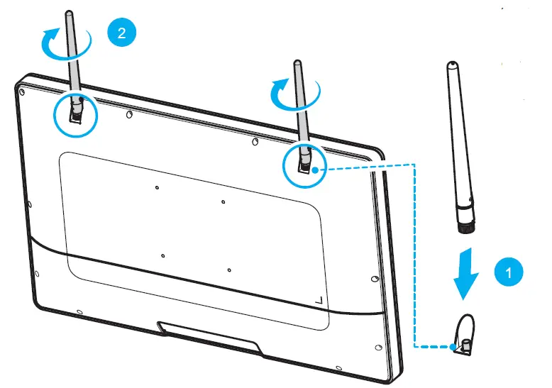 Shuttle P21WL01 Monitor 8