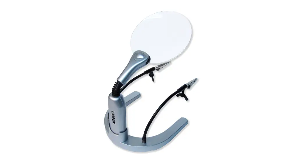 Carson Gn-88 Helping Hands 2x Led Lighted Soldering And Craft Magnifier Instruction Manual