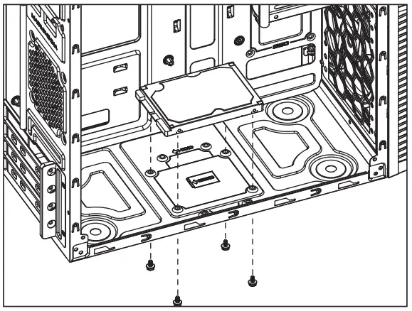 AeroCool CS 105 Cosmo Mini Tower - Install 2 5