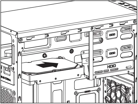 AeroCool CS 105 Cosmo Mini Tower - Install 3