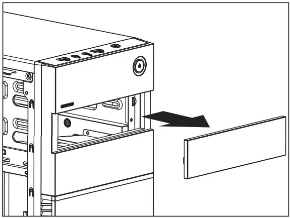 AeroCool CS 105 Cosmo Mini Tower - Install ODD