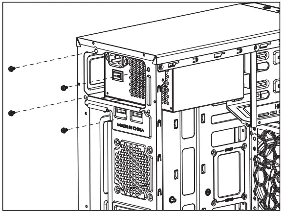 AeroCool CS 105 Cosmo Mini Tower - PSU