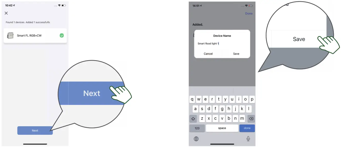 Suzhou Xinyijin Electronic Technology FL-1D20W-WB-RGBCW-US Smart Flood Light - 4