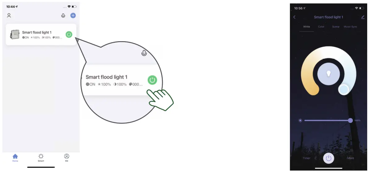 Suzhou Xinyijin Electronic Technology FL-1D20W-WB-RGBCW-US Smart Flood Light - 5