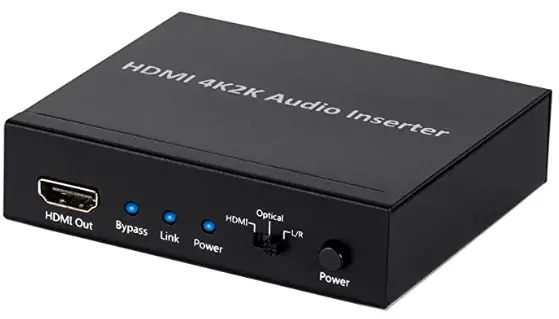 Monoprice 113347 BlackbirdTM 4K Series HDMI Audio Inserter-product