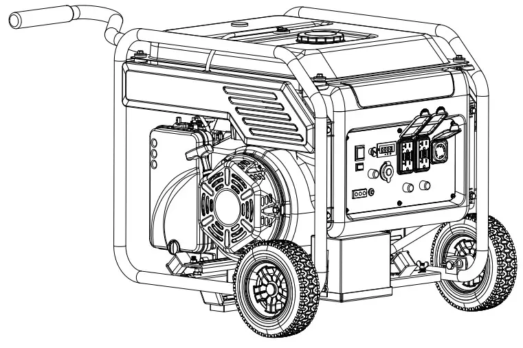 CHAMPION 100519 6250W Open Frame -