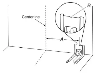 FREESTANDING GAS RANGE -Tip Bracket