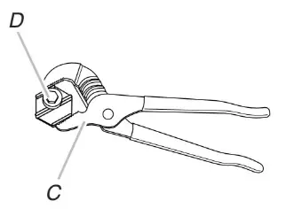 FREESTANDING GAS RANGE -Wrench or pliers