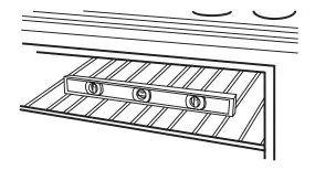 FREESTANDING GAS RANGE - front to back.