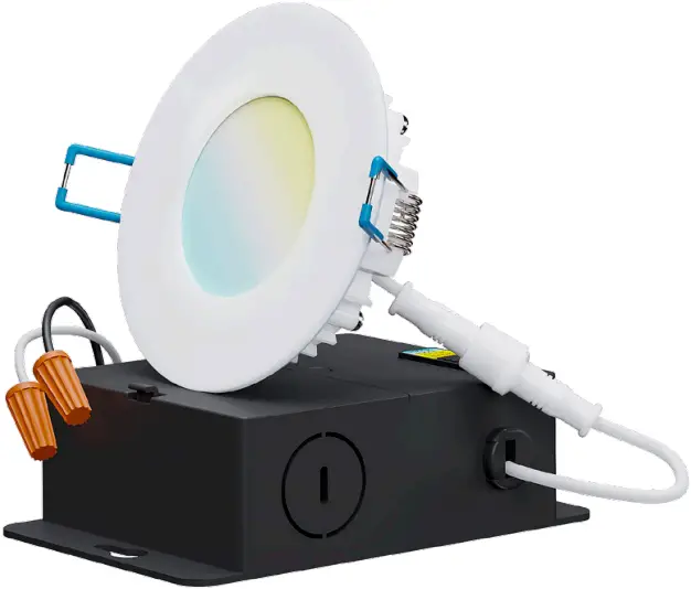 SUNCO 3 inch Slim Selectable White Led Light