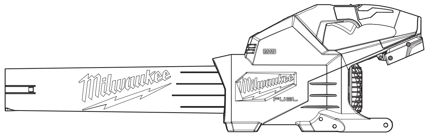 Milwaukee M18F2BL FUEL™ Dual Battery Blower Tool Only