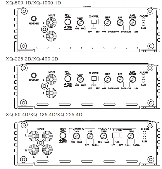 FOR-X XQ-500.1D-Mono-Car-Amplifier -01