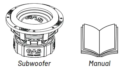 GAS MAX S1 6D1 Subwoofer - UNPACKING