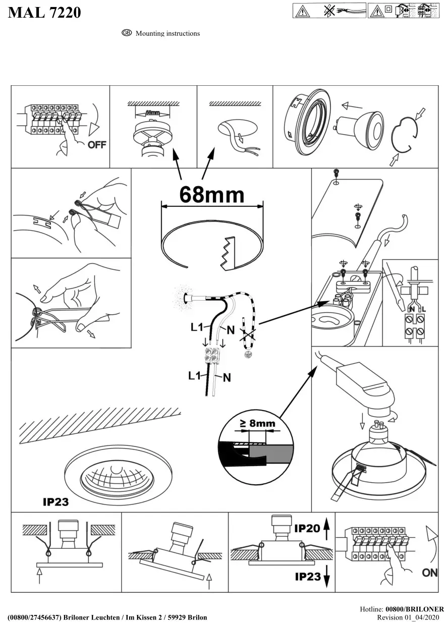 SMC MAL 7220 Solenoid Valve Instruction Manual