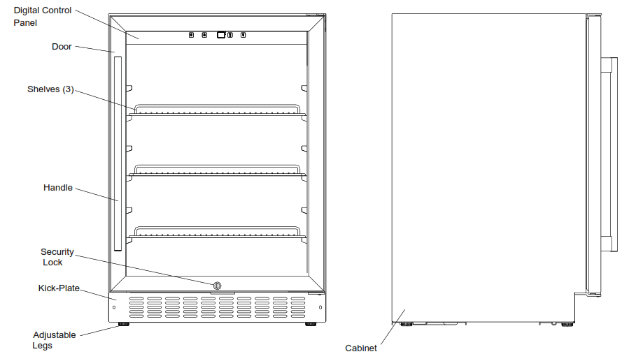 SUMMIT ASDG1521 15 Inch Stainless Steel Beverage Center - 2