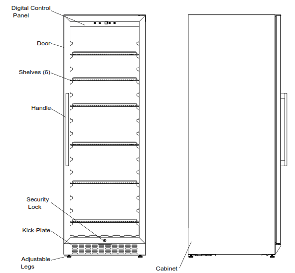 SUMMIT ASDG1521 15 Inch Stainless Steel Beverage Center - 4