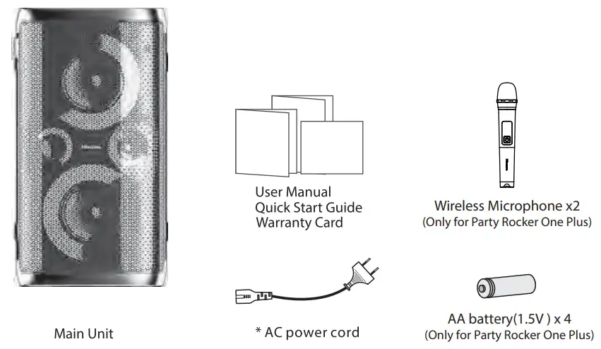 Hisense HP100 Party Rocker Speaker fig 1