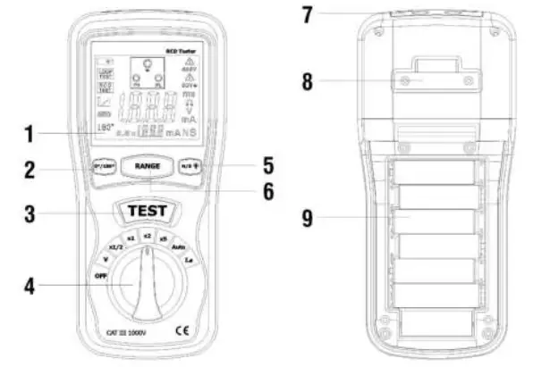 PeakTech 2710 Digital Residual Current Devices Tester 05