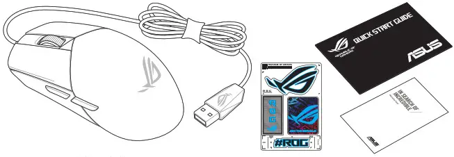 ASUS Q20887 Rog Strix Impact III Optical Gaming Mouse