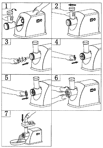 MateStar MAT 140S Cheese and Meat Grinder - fig 1