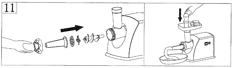 MateStar MAT 140S Cheese and Meat Grinder - fig4