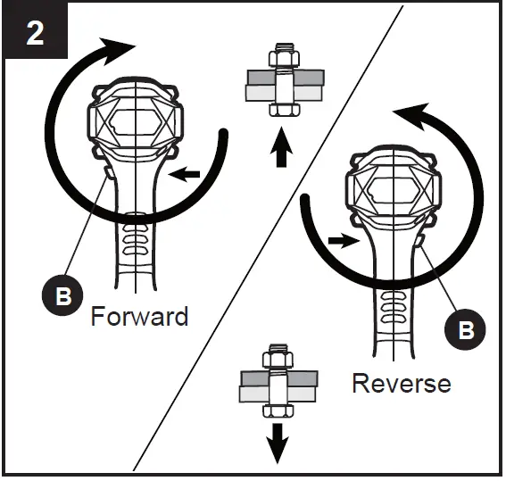 KOBALT KIW 124B-03 4913881 1 2 Inch Brushless Impact Wrench 08
