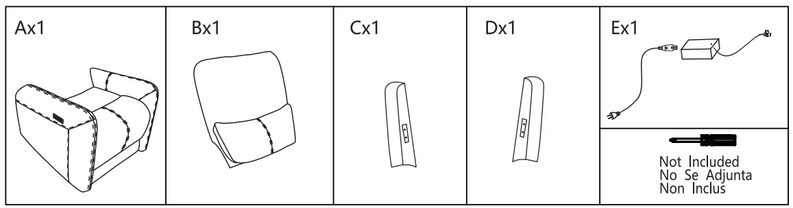 ASHLEY 1900306 Next-Gen Zero Wall Power Recliner-fig2