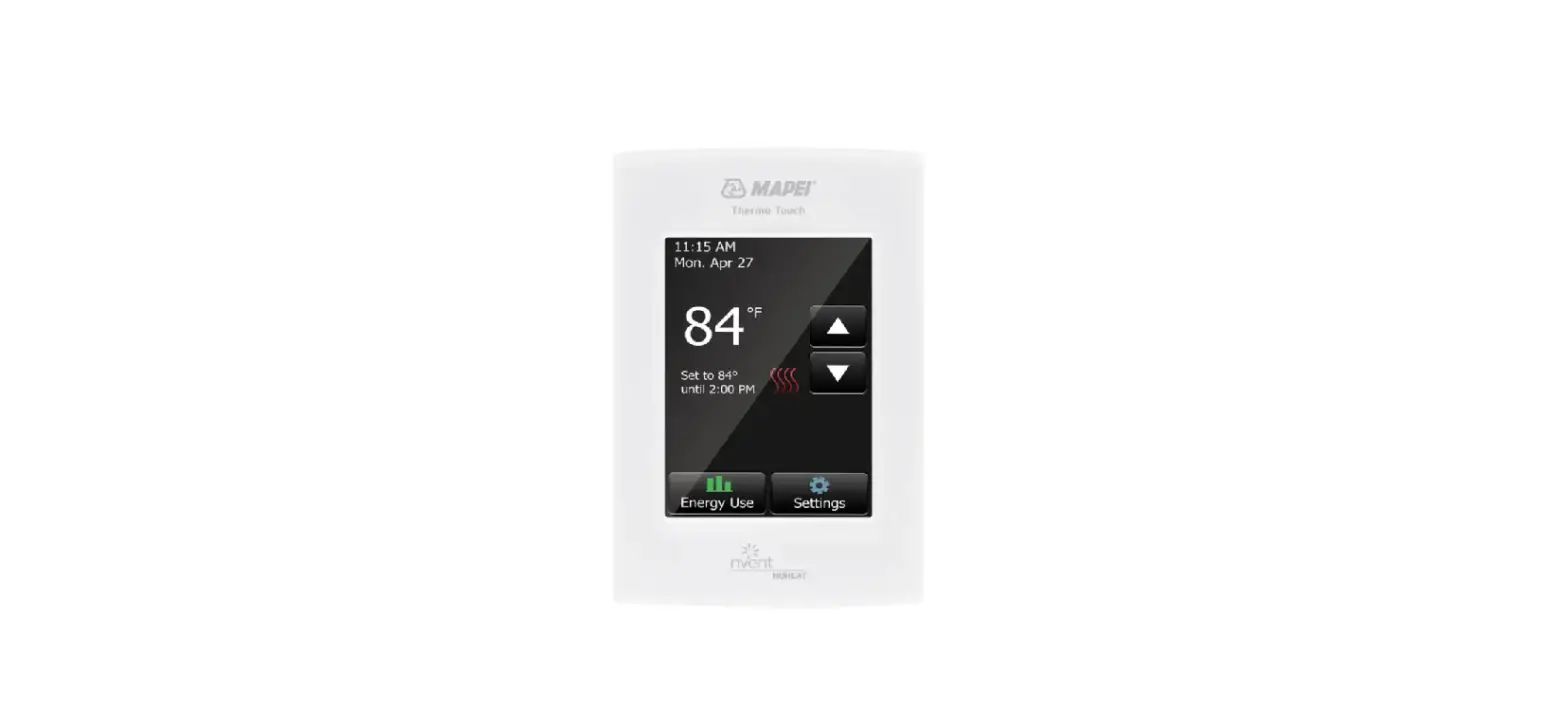 Mapei 2855201 Dual-voltage Radiant Mapeheat Programmable Thermostat Owner's Manual