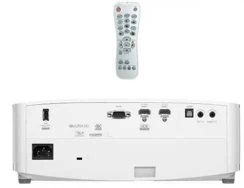 Optoma UHD38x 4K Projector Instructions - Remote