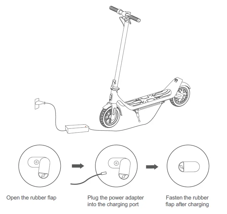 MEGAWHEELS-A6-Electric-Scooter-FIG-4