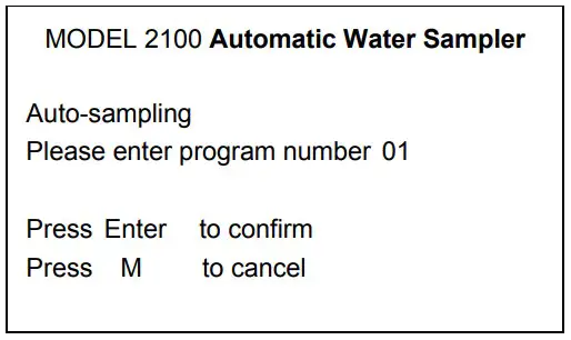 Automatic Water Sampler