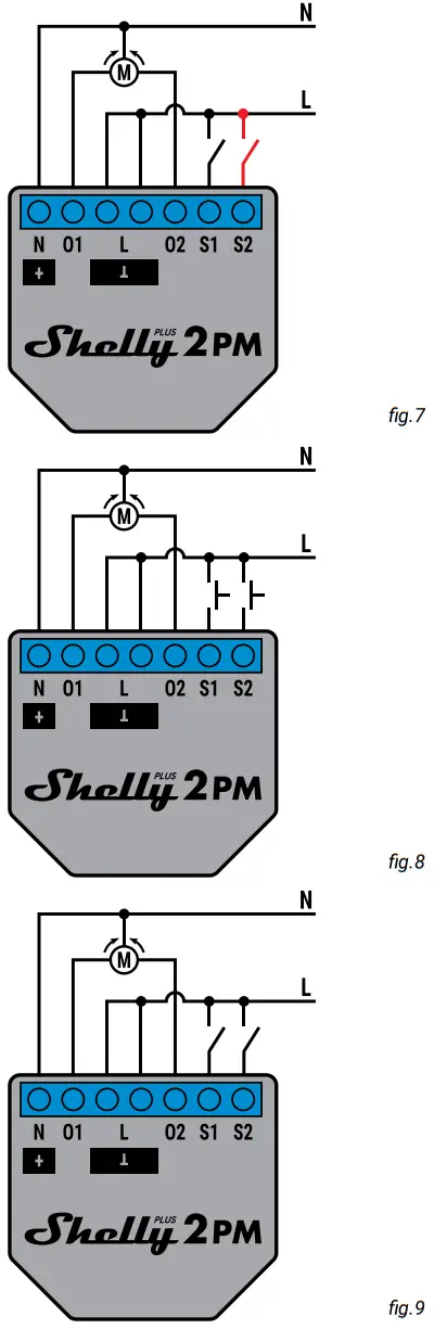 Shelly 2 Circuit WiFi Relay Switch with Power Measurement and Cover Control Capability - Figure 3