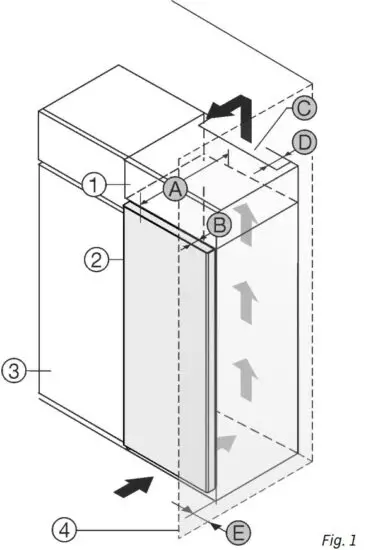 FIG 4 Fitting the appliance into the kitchen unit.JPG