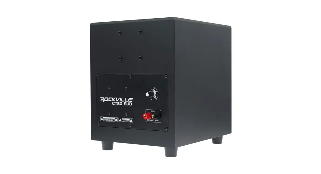 Rockville Commercial Or Restaurant Subwoofer Ct80-sub Owner's Manual