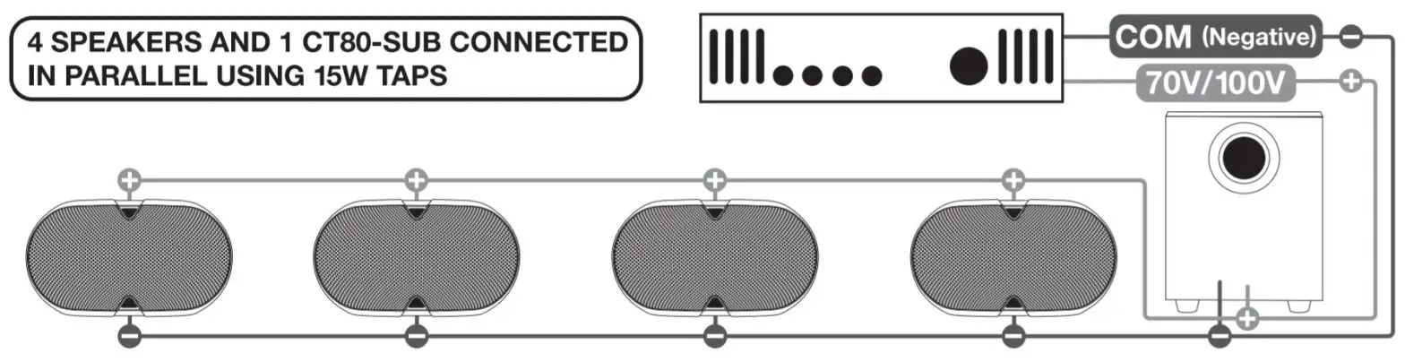 ROCKVILLE Commercial or Restaurant Subwoofer CT80-SUB - fig6