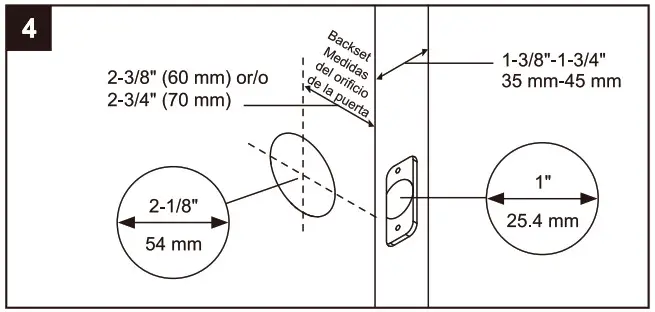 RELIABILT 92640 020 Arch Matte Black Single Cylinder Electronic Deadbolt Lighted Keypad - Figure 17