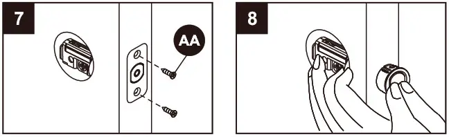 RELIABILT 92640 020 Arch Matte Black Single Cylinder Electronic Deadbolt Lighted Keypad - Figure 19