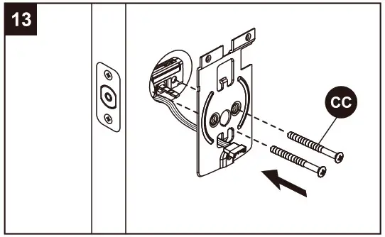 RELIABILT 92640 020 Arch Matte Black Single Cylinder Electronic Deadbolt Lighted Keypad - Figure 22