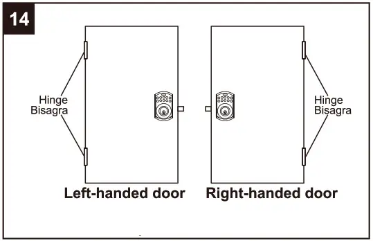 RELIABILT 92640 020 Arch Matte Black Single Cylinder Electronic Deadbolt Lighted Keypad - Figure 23