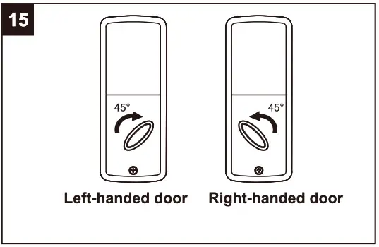 RELIABILT 92640 020 Arch Matte Black Single Cylinder Electronic Deadbolt Lighted Keypad - Figure 24