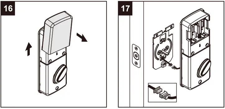 RELIABILT 92640 020 Arch Matte Black Single Cylinder Electronic Deadbolt Lighted Keypad - Figure 25